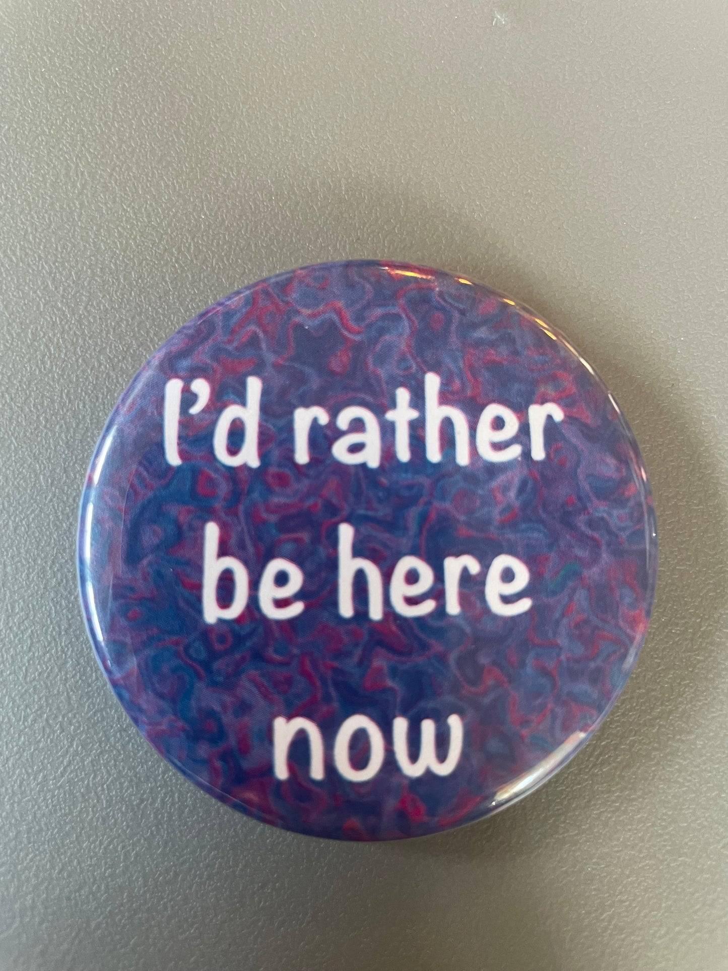 Be Here Now Pin